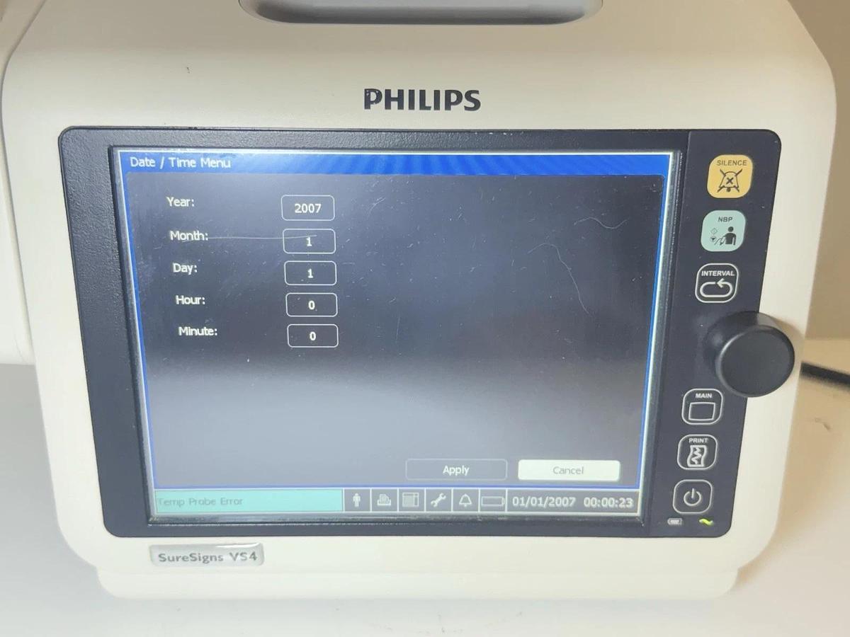 Used Philips SureSigns VS4 863283 Portable Monitor