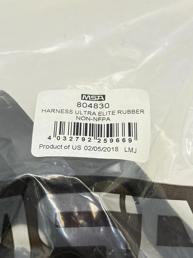 Used NEW MSA Harness Ultra Elite Rubber Non-NFPA  Cat no: 804830