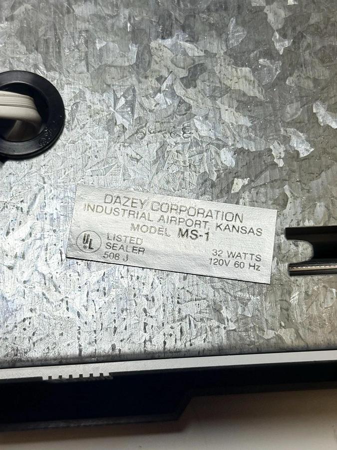 Used Dazey MS-1 Micro-Seal Food Sealing System