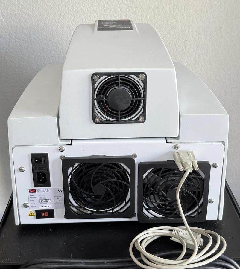 Used Corbett Research RG-3000 Rotor-Gene Real Time PCR Cycler Lab + Software manuals