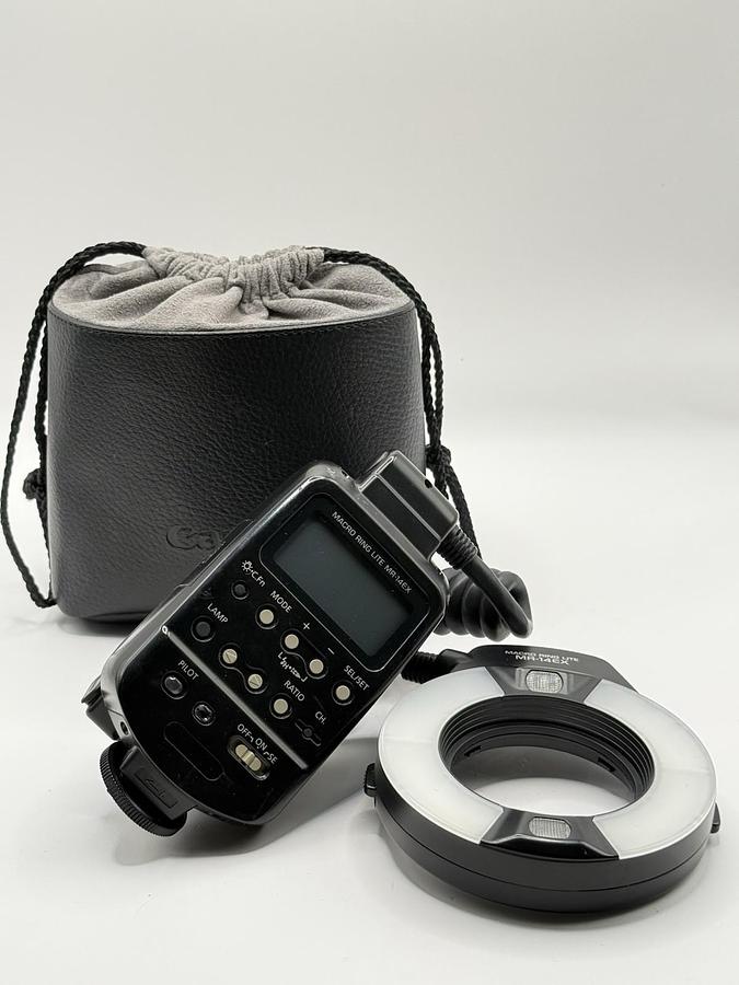 Used Canon MR-14EX Macro Ring Lite With Case 13803239911