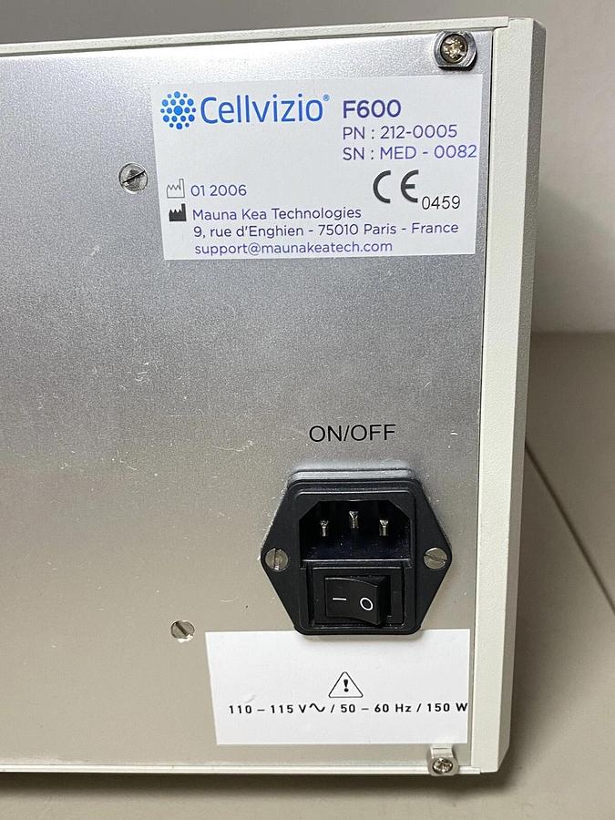 Used Mauna Kea Cellvizio 660 Confocal Endomicroscopy Console