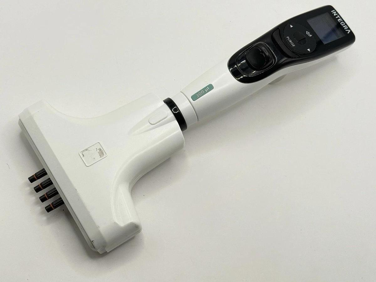Used Integra VIAFLO 4-Channel Electronic Pipette Pipet 300uL
