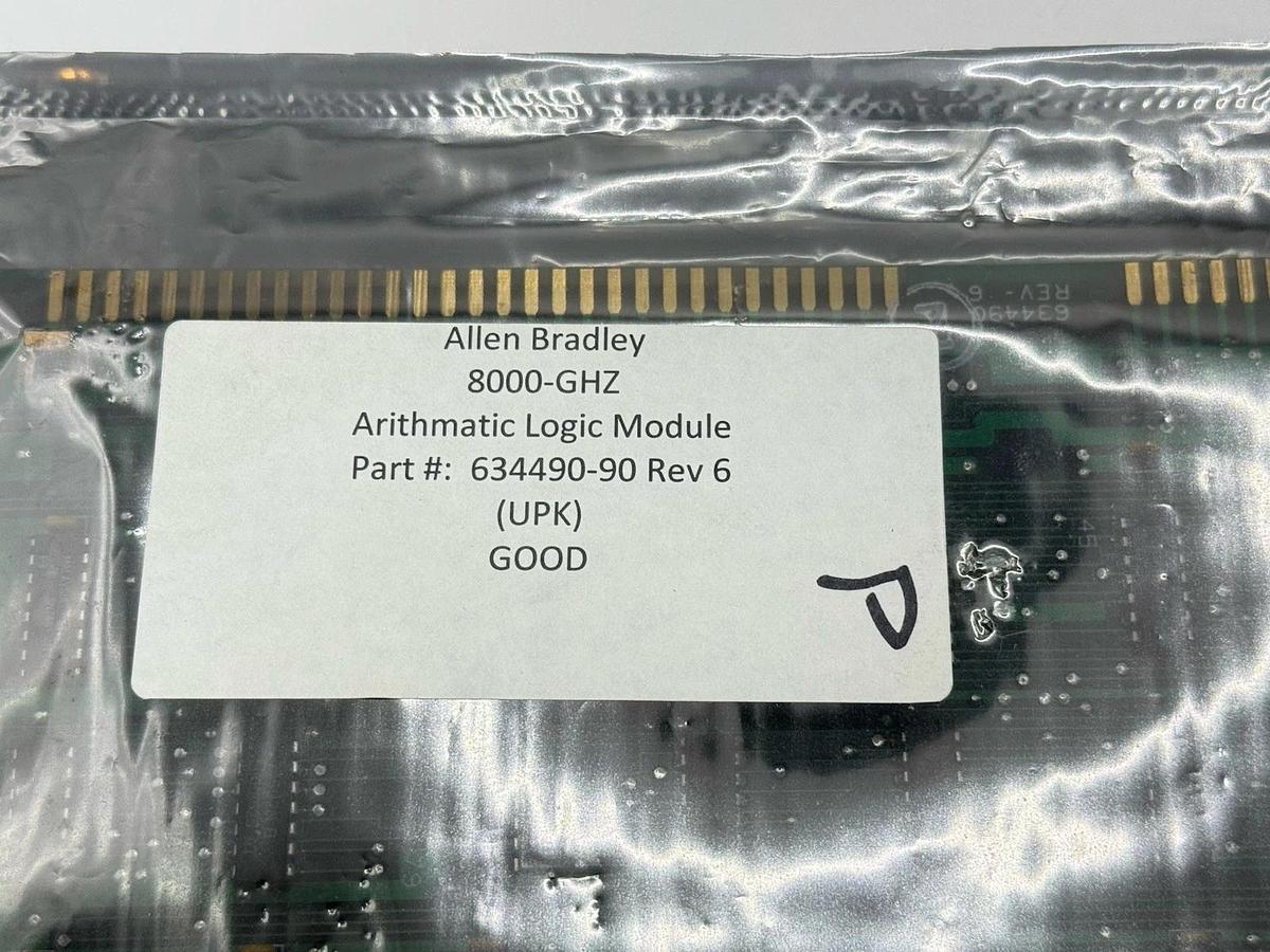 Used Allen Bradley 8000-GHZ / 8000GHZ 634490 Arithmetic Logic Board Module