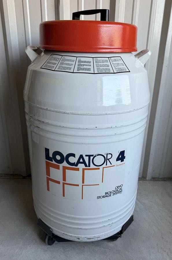 Used Thermo Scientific Thermolyne Locator 4 Cryogenic Cyro Storage System Tank