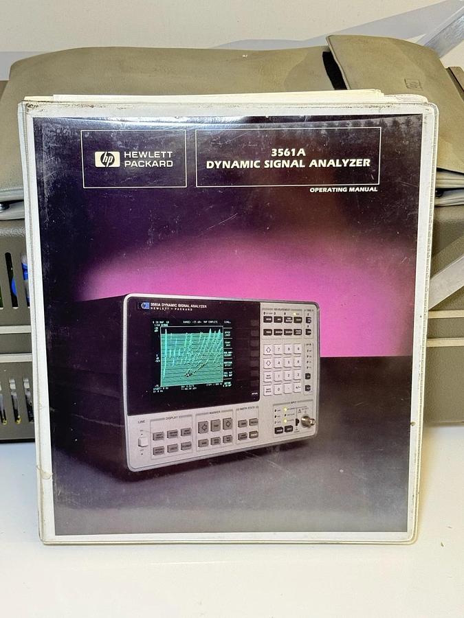 Used Hewlett Packard HP 3561A Dynamic Signal Analyzer – FFT Spectrum, 100 kHz, GPIB