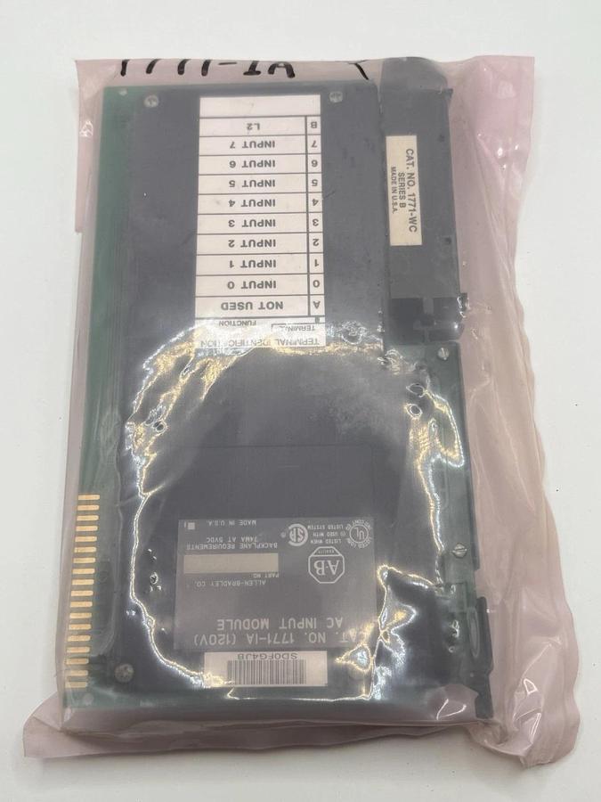 Used Allen-Bradley 1771-IA (120V) AC Input Module