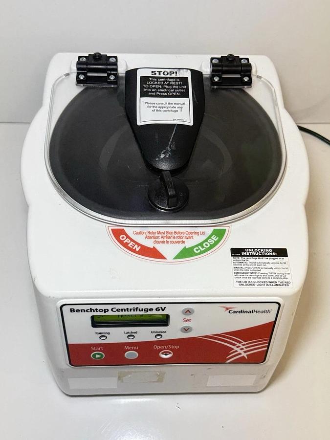 Used Drucker Diagnostics 642VES Cardinal Benchtop Centrifuge 6V