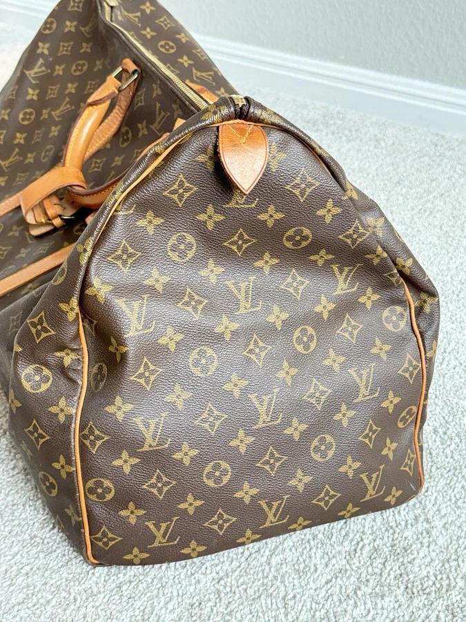 Used Louis Vuitton Monogram Keepall Boston Bag 60 Large Travel Bag