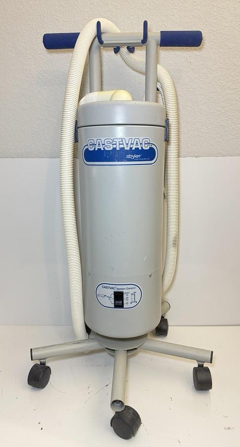 Used Stryker CastVac Vacuum Model: 986 w/ Mobile Stand on Wheels