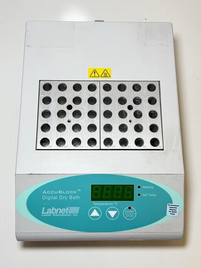 Used Labnet D1200 AccuBlock Digital Dry Bath Heated Laboratory Device