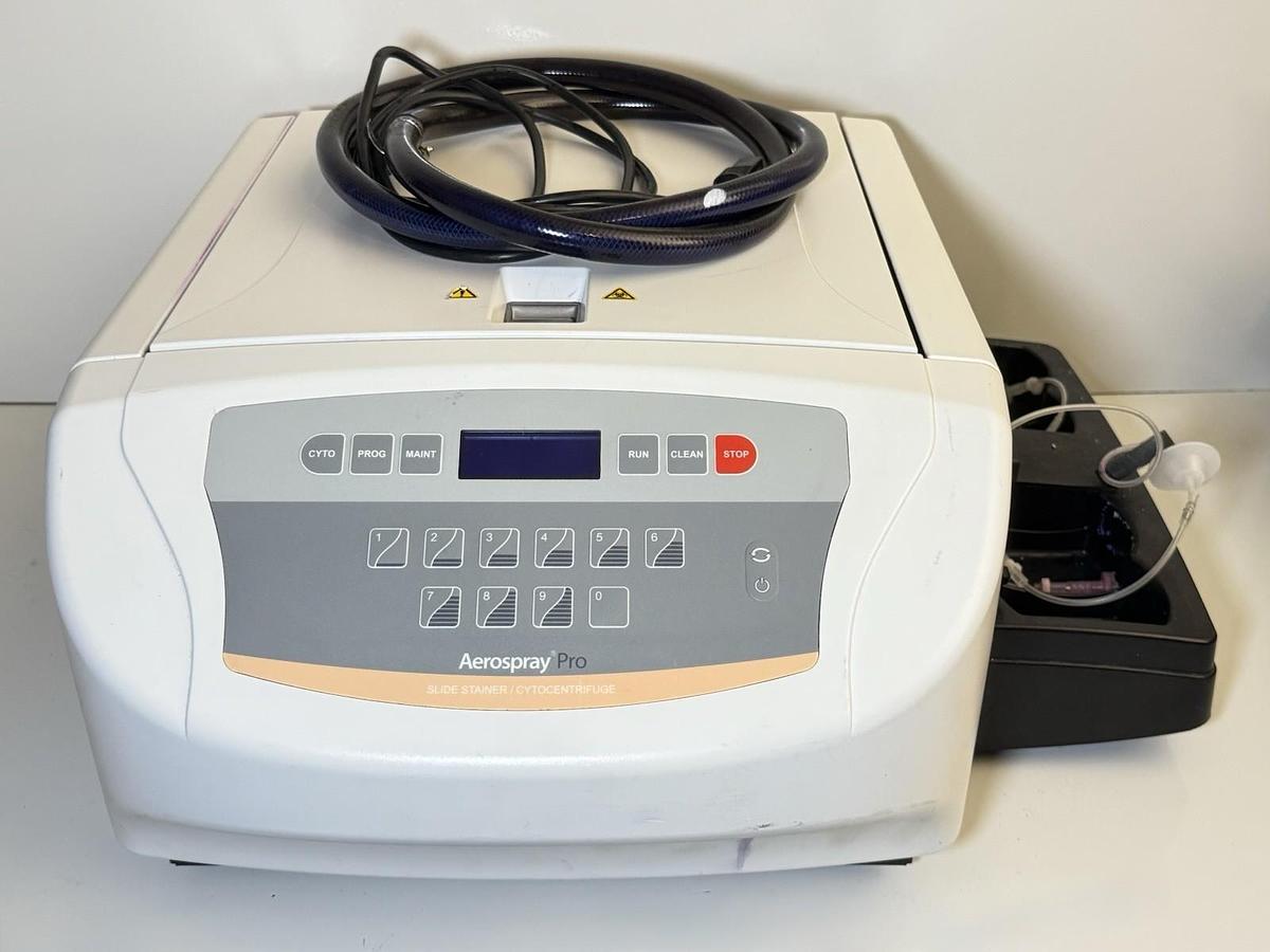 Used Elitech Aerospray Pro 7151 Cytology Centrifuge Slide Stainer Cytocentrifuge