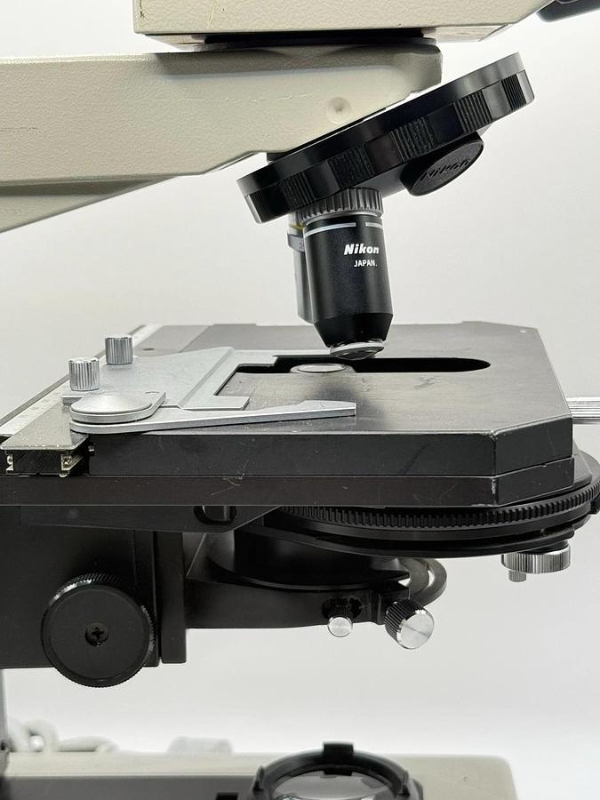 Used Nikon Labophot Laboratory Research Microscope w/ 2 Objectives