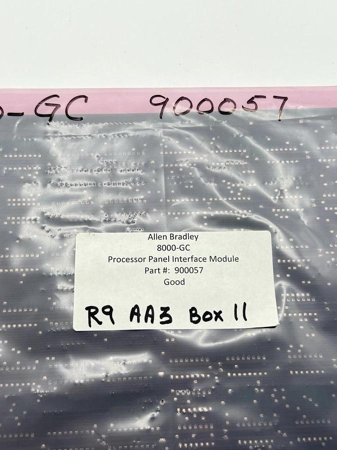 Used Allen Bradley 8000-GC / 8000GC 900057 Processor Panel Interface Module Board