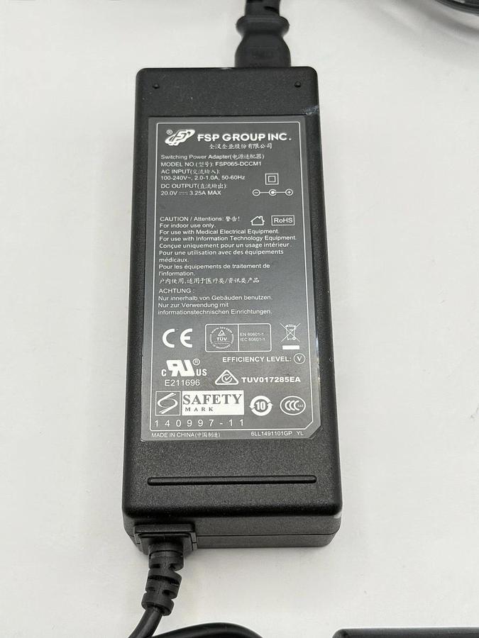 Used Genuine FSP FSP065-DCCM1 AC Switching Power Adapter OEM Ref: DC-NU2-PS