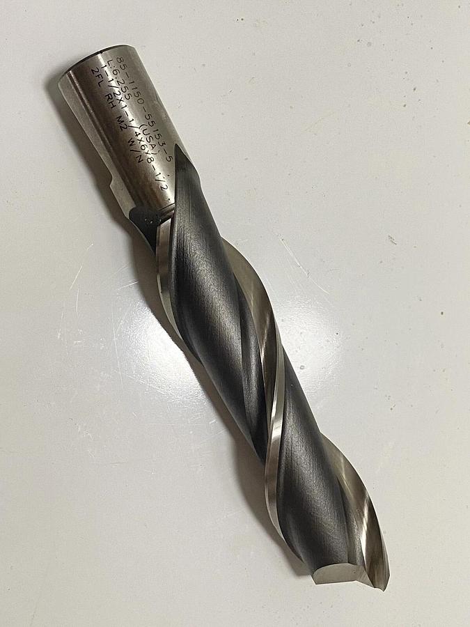Used PCT Precision Cutting Tools - End Mill 85-1150-55153-5 2FL RH M2 W/N