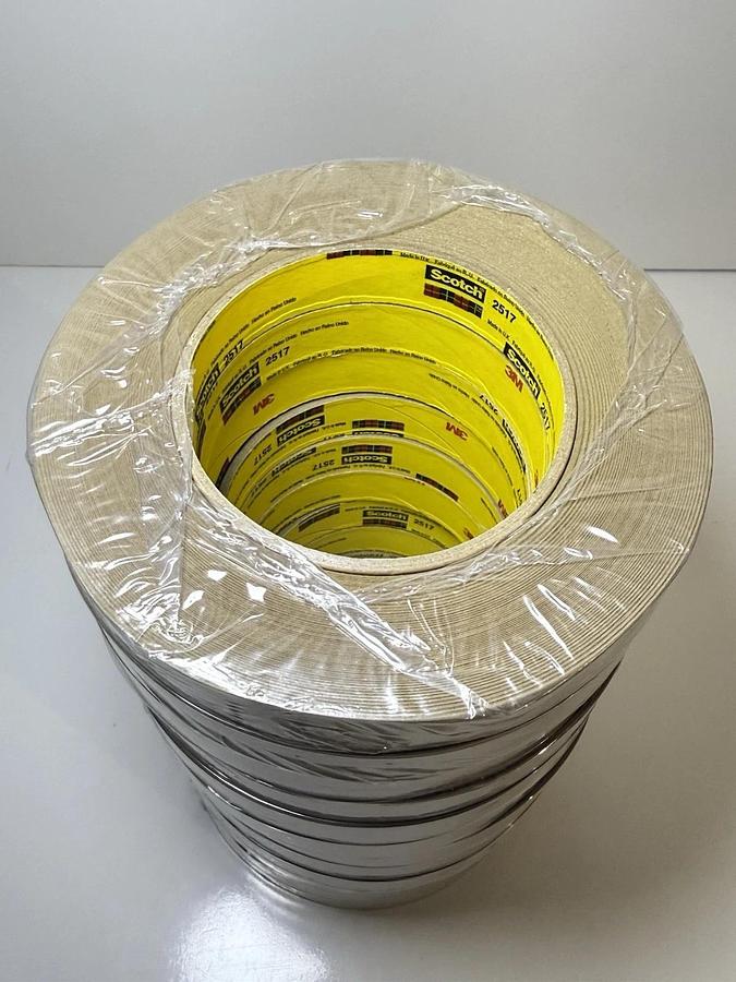 Used NEW 3M™ Scotch 2517 Flatback Paper Tape (48 Per/Case) Color: tan, 18mm x 55m