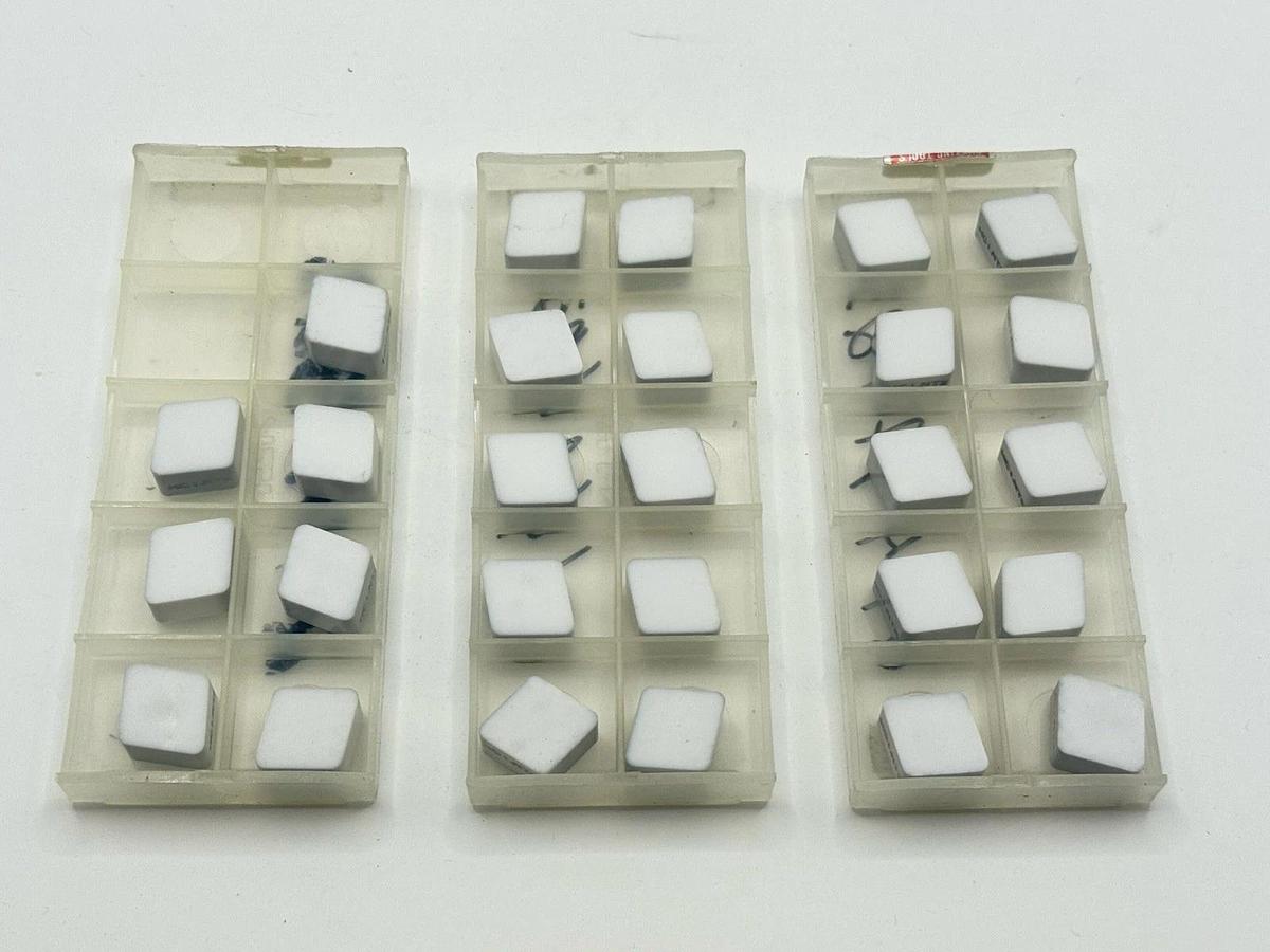 Used NTK Turning Inserts white Ceramic HC1CNMN454-ENC