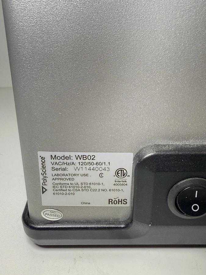 Used PolyScience WB02 Digital Hot Water Bath
