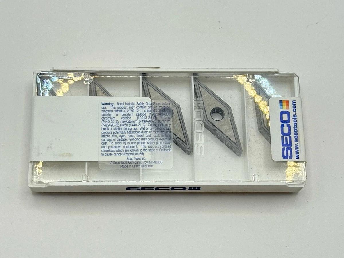 Used SECO Carbide inserts VNGG220408-M1 883 / VNGP 432F-M1-203 (EDP 48723)