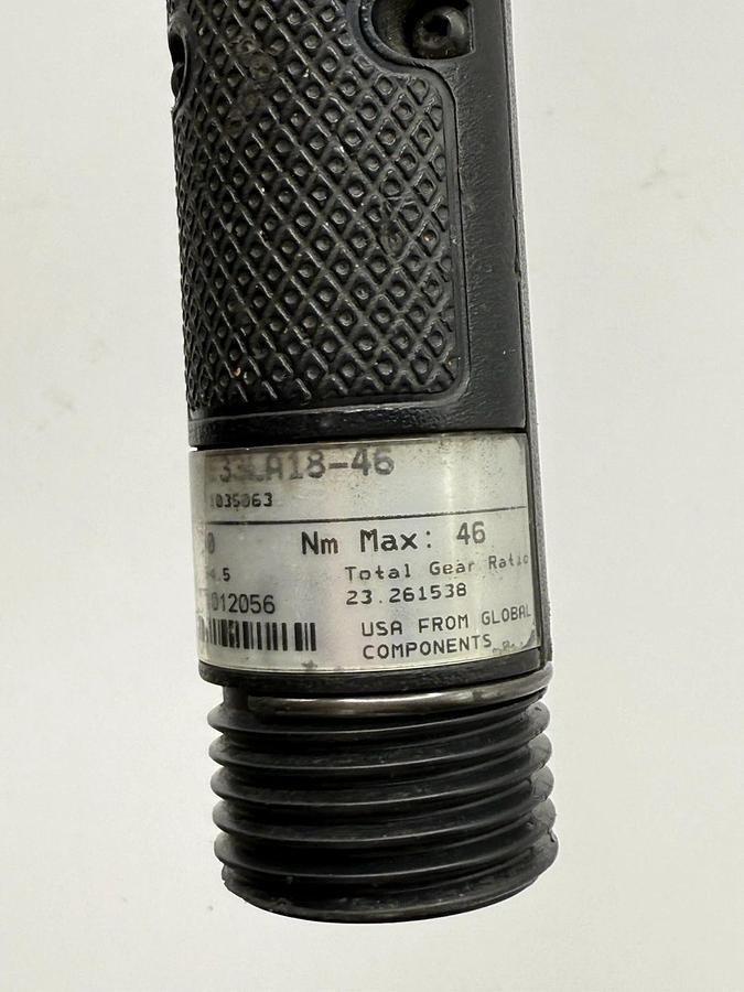 Used STANLEY E33LA18-46 Right Angle Tranducerized Nutrunner drive Tool