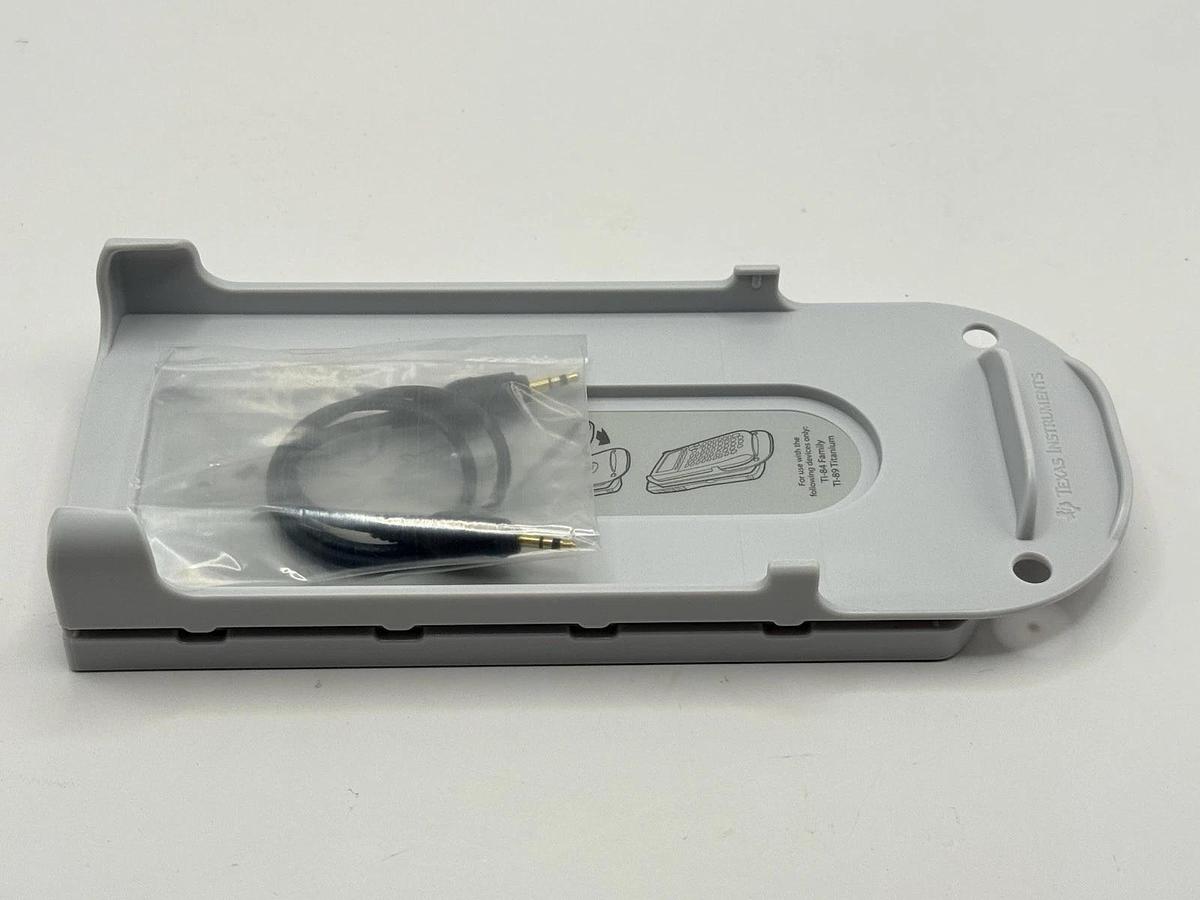 Used Texas Instruments Calculator TI-84 TI-89 Slide Case Cover Only - White