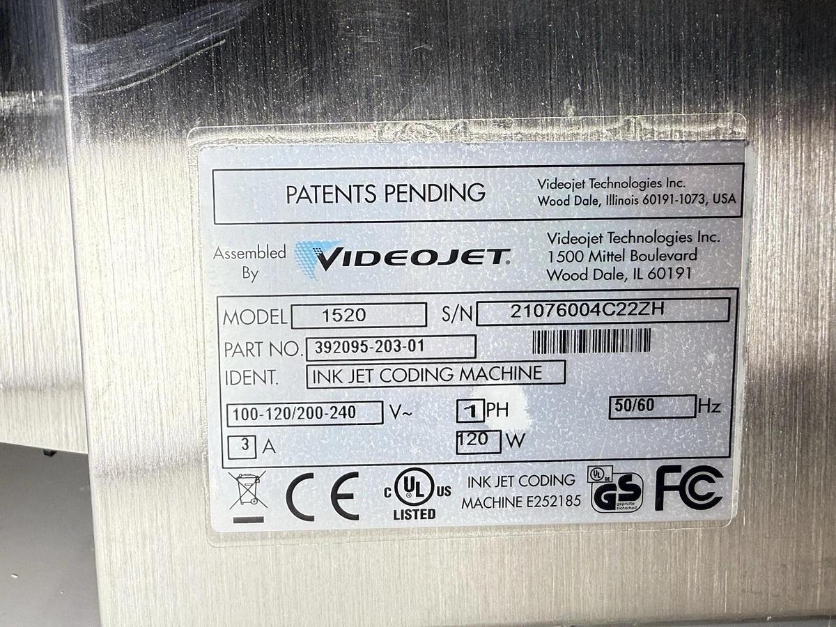 Used VIDEOJET TubeWriter 360 Vial Labeling System - Ink Jet Machine - FREE SHIPPING!