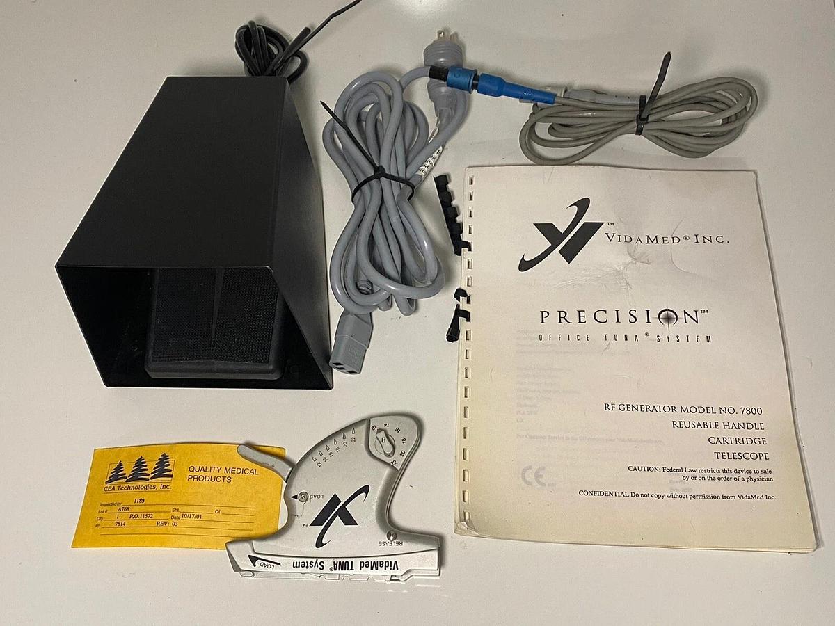 Used Medtronic Tuna Therapy Model 7900 Generator With Backpack Carrier & Accessories