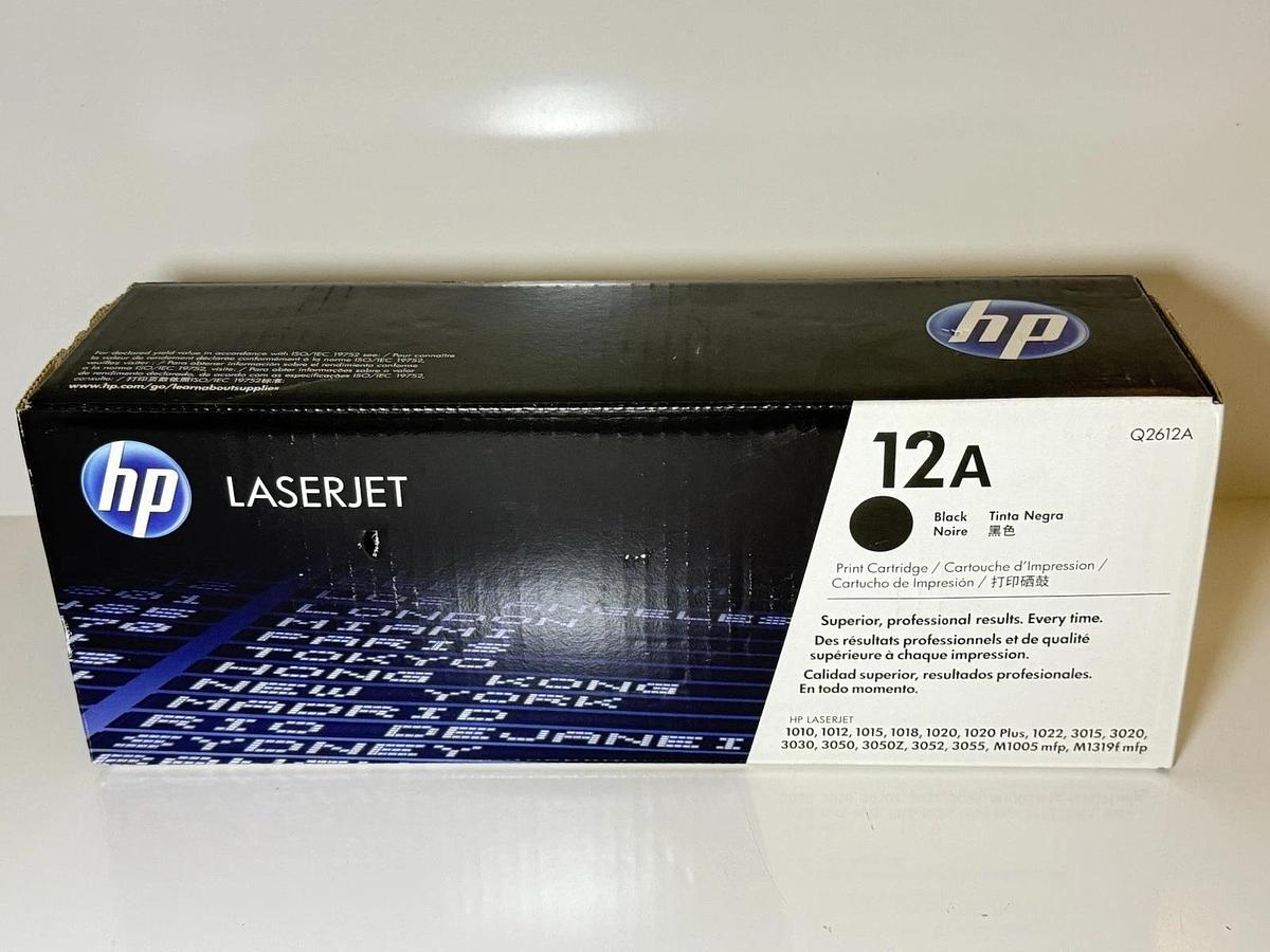 Used New HP LaserJet 12A Q2612A Black Toner Print Cartridge - LOT of 3