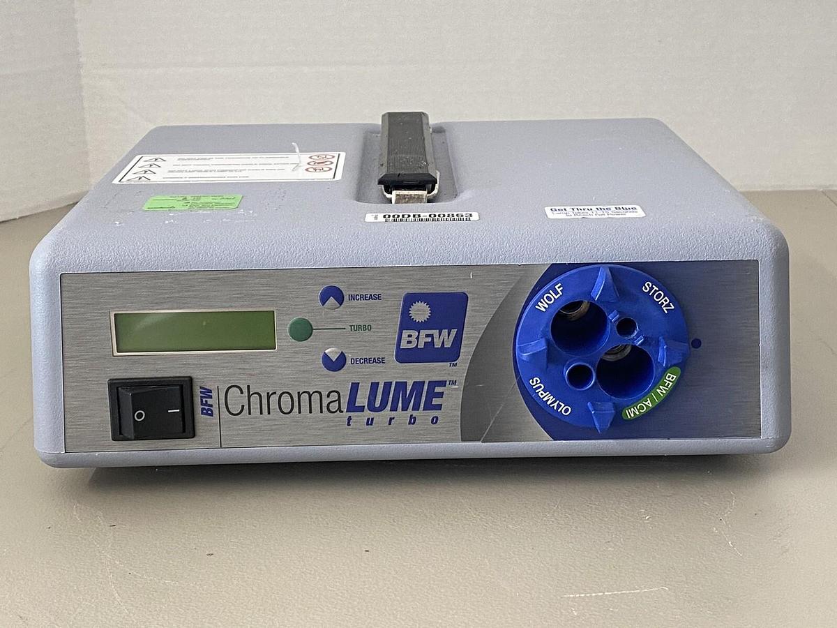Used BFW Inc Chromalume Chroma Lume Turbo Light Source BFW 9870US (292.8 Hours)