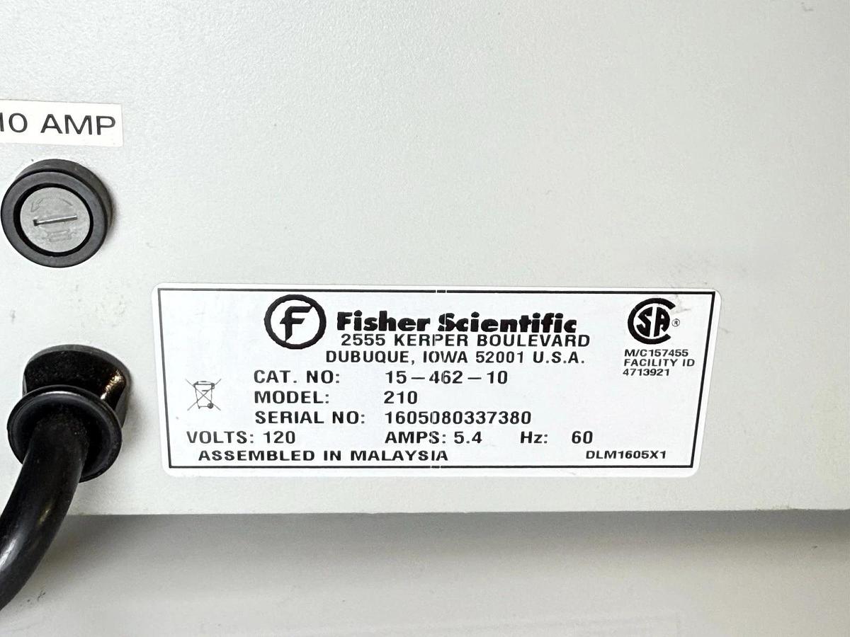 Used Fisher Scientific Isotemp 210 Water Bath with Lid