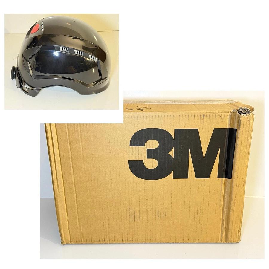 Used NEW Qty: 10  3M SecureFit Black Vented Safety Helmet  REF: X5012-ANSI