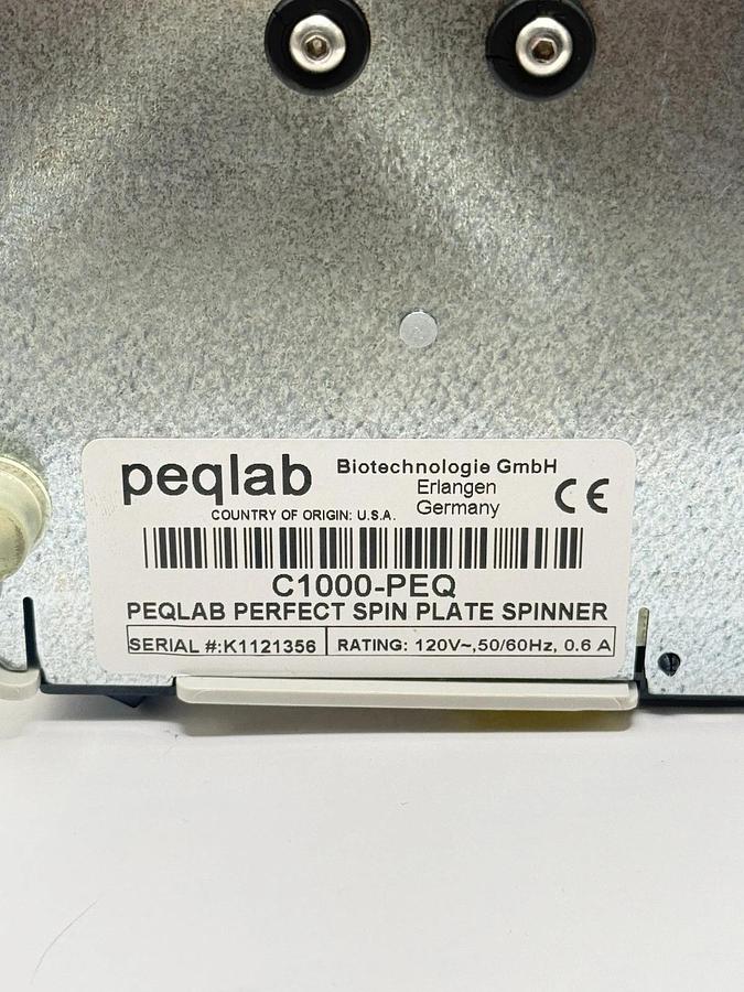 Used PEQLAB Perfect Spin Plate Spinner C1000-PEQ Microplate Centrifuge
