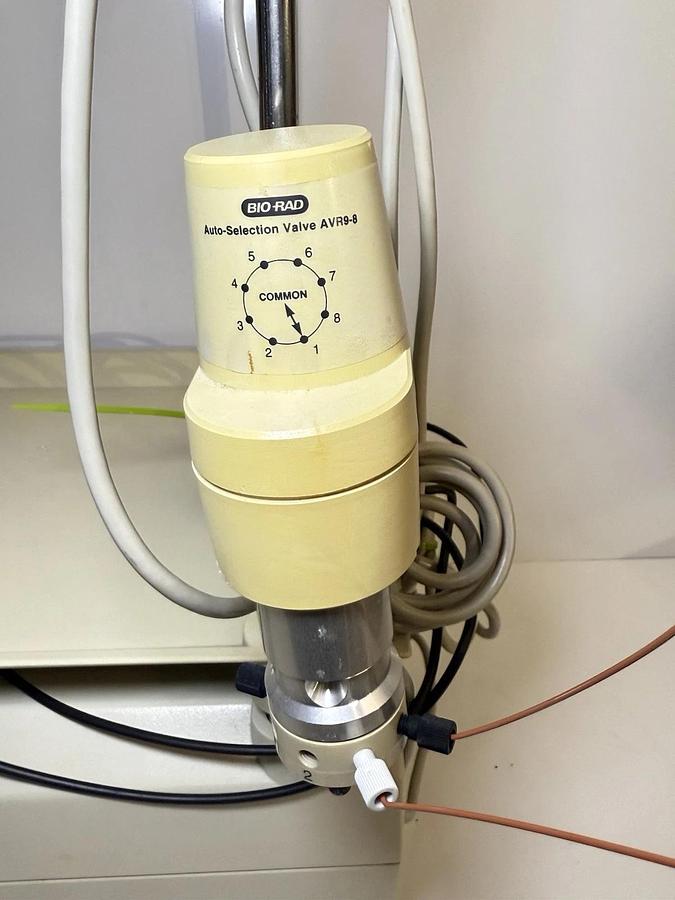 Used Bio-Rad BioRad BioLogic BioFrac Fraction Collector w/BioLogic Duo Flow + Rack