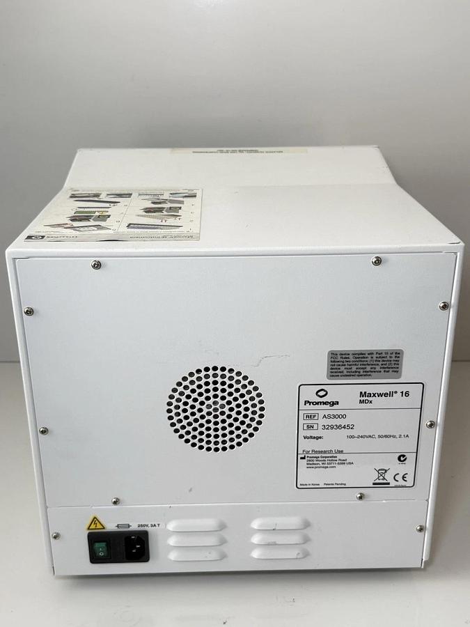 Used Promega Maxwell 16 MDx AS3000 Magnetic Particle Processor