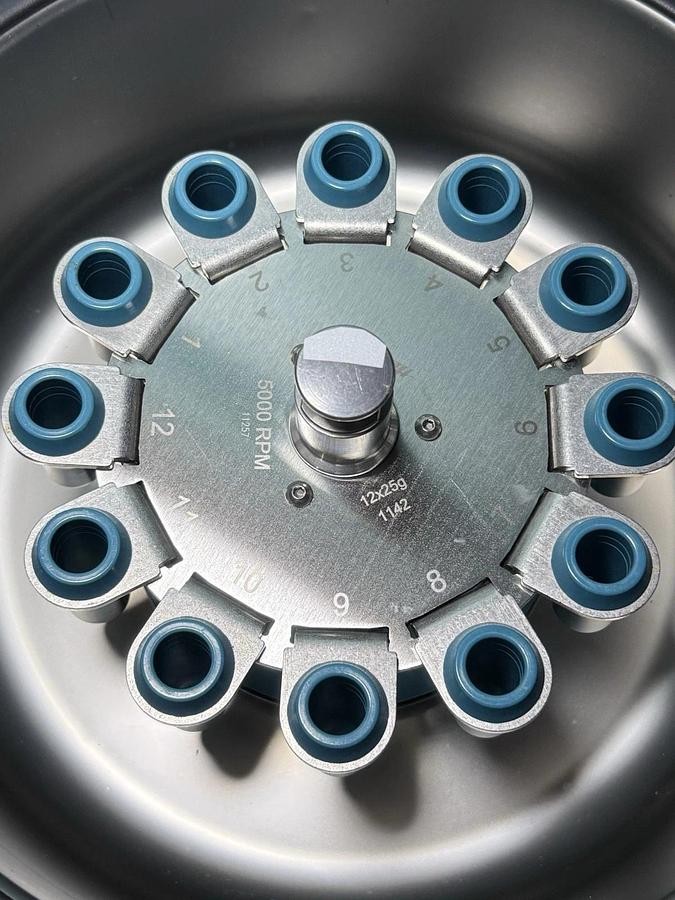 Used Hettich EBA 280 Lab Benchtop Centrifuge Ref 1101-01 w/ 12-Place Swing Rotor