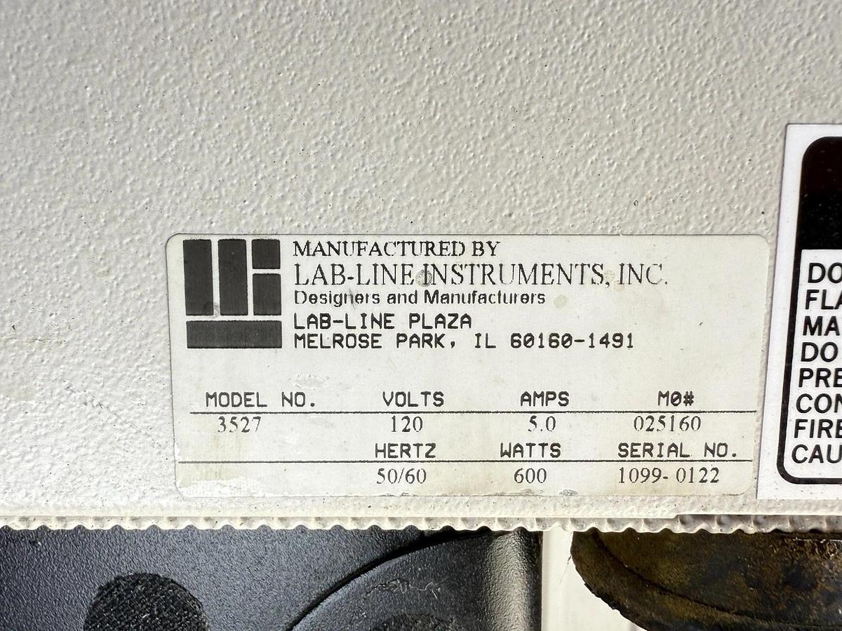 Used Lab-Line Orbit Environ Laboratory Shaker Incubator Model: 3527