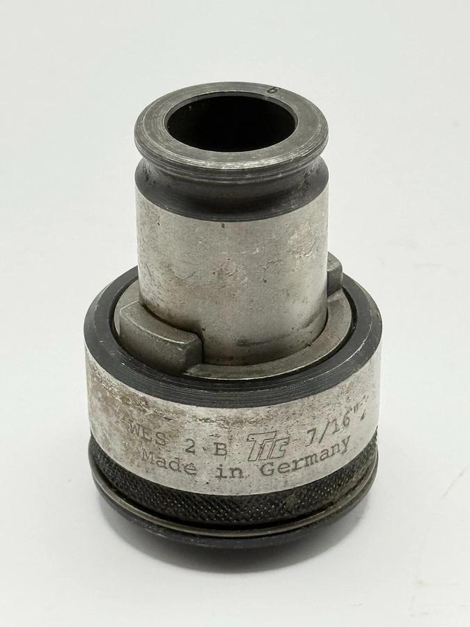 Used TIC Tap Adapter WES 2B 7/16" - Precision Tapping Collet for CNC & Manual Machine