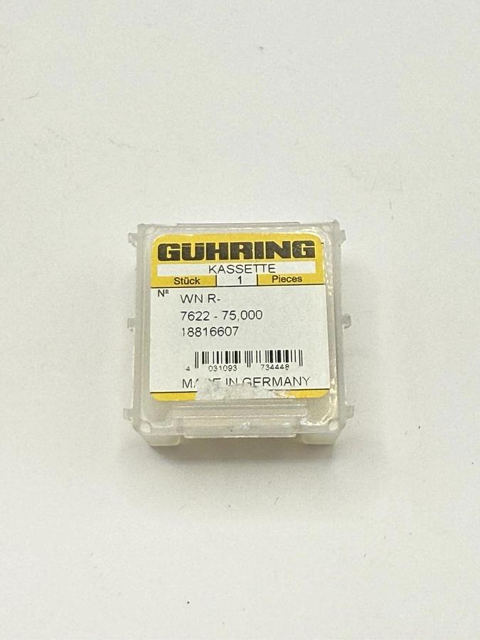 Used GUHRING Kasette Indexable Drill Tip Insert WN R-7622 - 75,000 (18816607) Germany