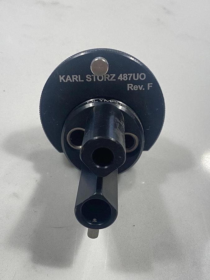 Used Karl Storz - Olympus AMCI Wolf - 487U0 487UO Light Cable Turret Adapter