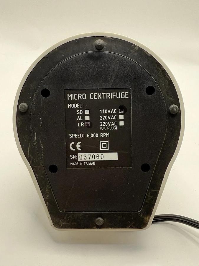 Used Phenix Research QuickSpin Micro Centrifuge IR 16 Slots Butterfly Rotor 110V