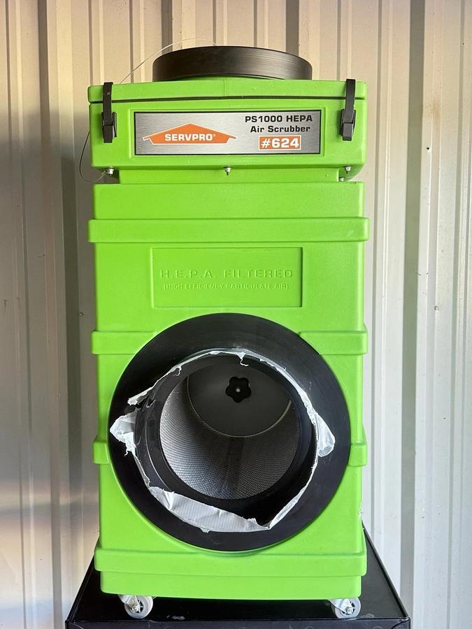 Used Servpro Nikro Industries Inc. PS1000 Hepa Filtered Air Scrubber Model 624