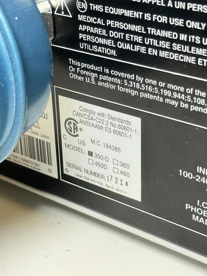 Used MegaDyne Mega Vac Plus Smoke Evacuator 350-D With Charcoal Filter Ref: 2220J