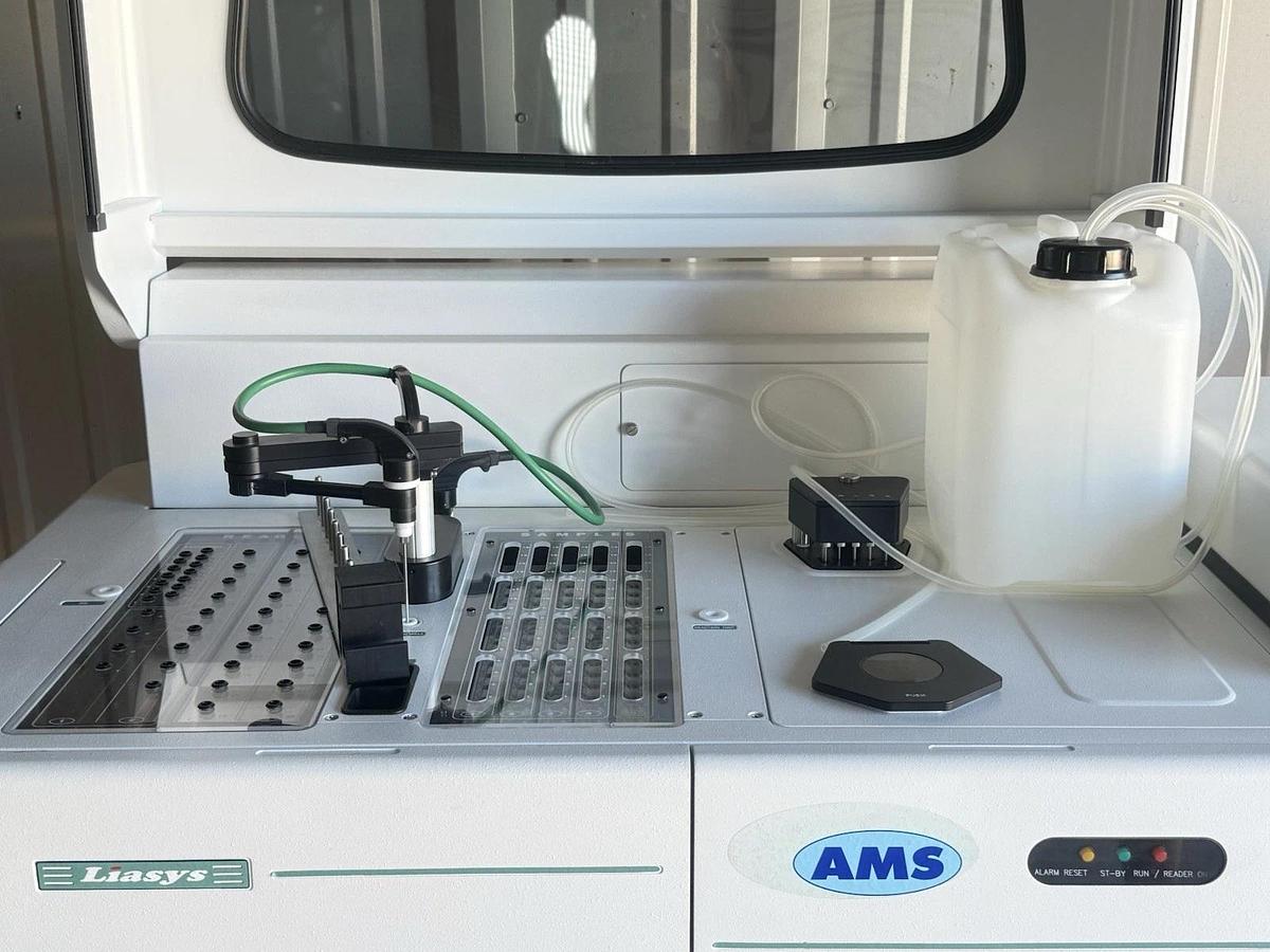 Used LIASYS AMS Chemistry Analyzer Medical System with manuals