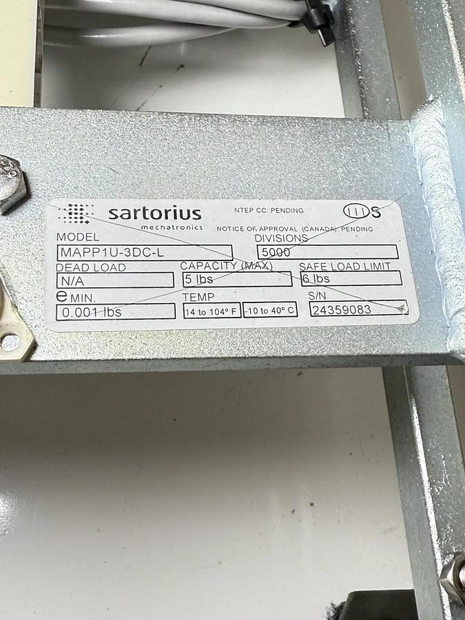 Used Sartorius Midrics 2 MIS2U Platform Digital Lab Scale