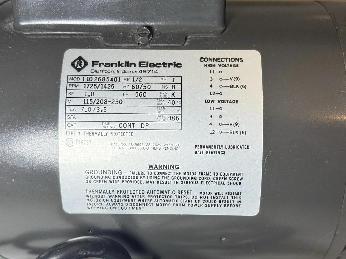 Used Varian SD-90 Dual Stage Rotary Vane Vacuum Pump