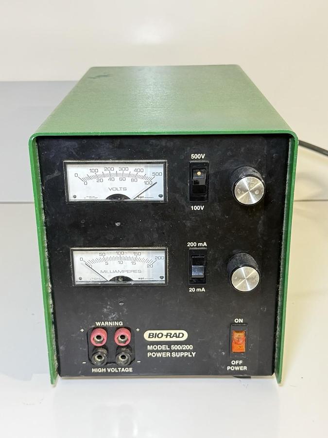 Used Bio-Rad Bio Rad 500/200 Power Supply for Electrophoresis & Blotting