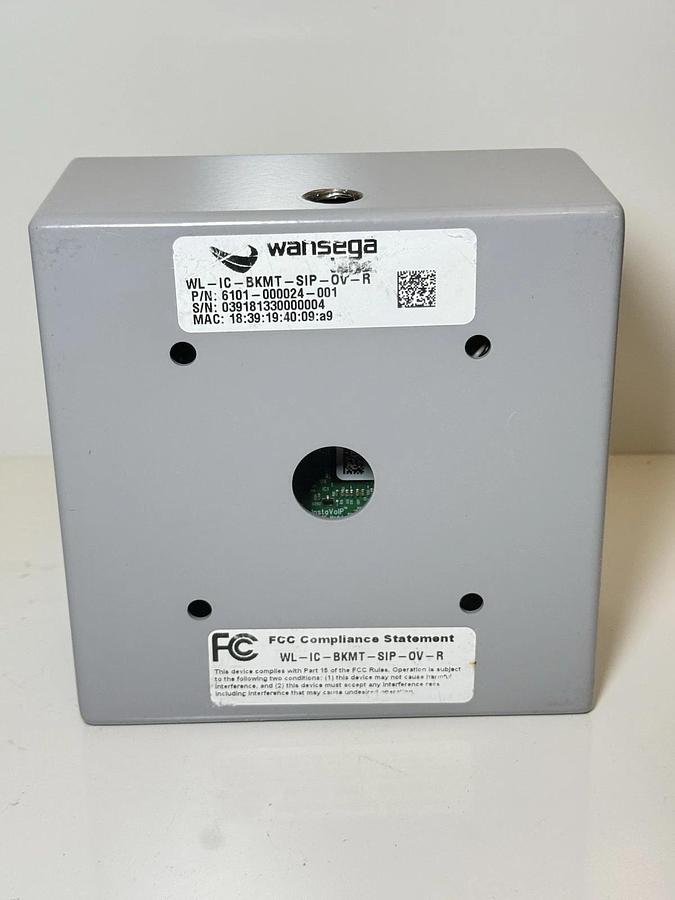 Used Wansega Intercom Call Door Access Intercom Speakerphone 6101-000024-001