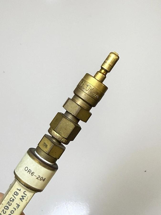Used JW Froehlich Leak Orifice - OR6-204 (6Sccm @ 140kPa) 18/52622.04