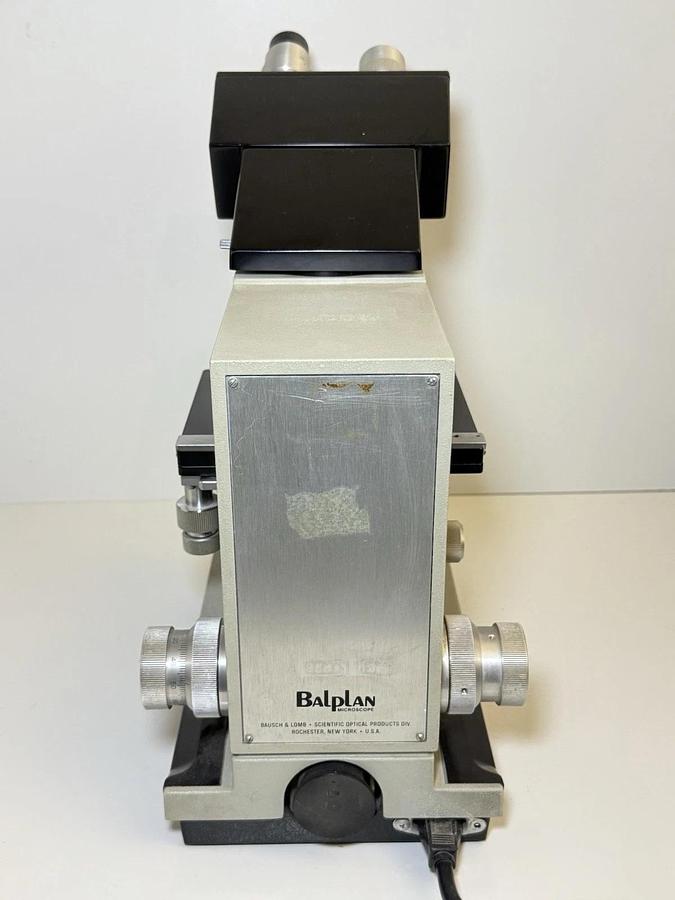 Used Bausch & Lomb Balplan Binocular Microscope with Power cord